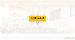 Desktop Screenshot of mieszko-hotel.pl